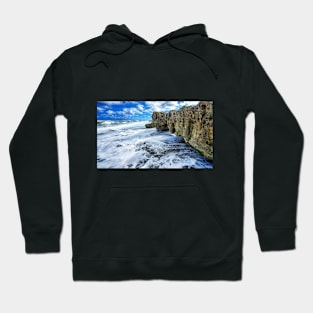 Blue Sky, White Waves Hoodie